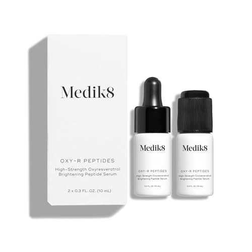 Medik8 Oxy-R Peptides Serum - Dark Spot Corrector With Twin Peptides - Face Serum For Women And Men - Gentle On Sensitive Skin - Gluten 0.3 Oz