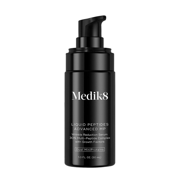 Medik8 Liquid Peptides Advanced Mp - Peptide Serum - Face Serum For Wrinkle Reduction - Hydrating And Supports Collagen Hyaluronic Acid 1 Oz