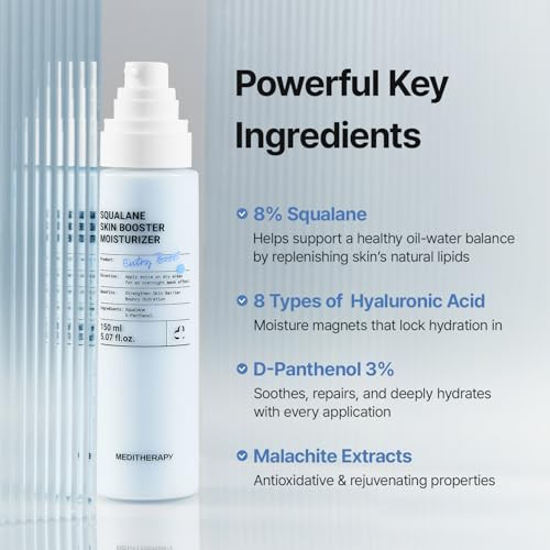 Meditherapy Hydra Balance Starter Set Squalane Skin Booster Moisturizer + Gentle Boost Kit (Retinal Hyaluronic Acid Serum Set) Layered Hydration & Beginner-Friendly Daily Routine