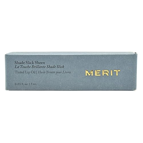 Merit Shade Slick Hydrating Tinted Lip Oil Twin Set Mauve Vegan Lip Gloss With Rosehip Shea & Jojoba Oils For Moisturizing High-Shine Color
