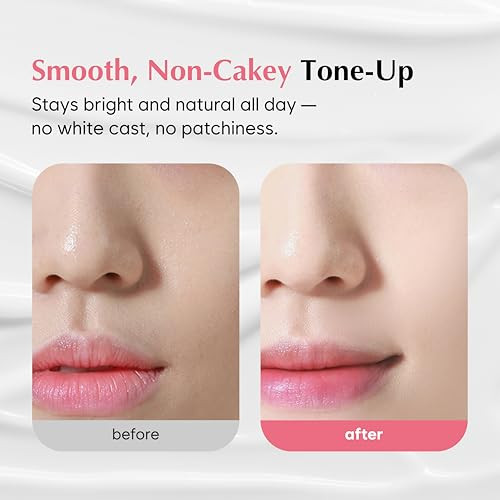 Midha Rice Tone Up Cream 1.69Fl.Oz/50Ml Even Skin Tone Hydrating Sheer Natural Tone-Up No Makeup Natural Tone Ideal Makeup Primer Non-Sticky Finish Vegan Makeup Base