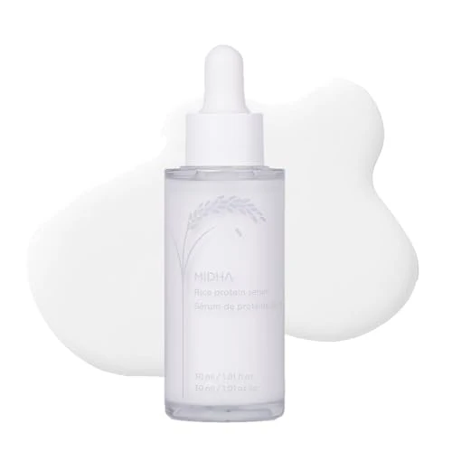 Midha Rice Protein Serum 1.01Fl.Oz/30Ml Deep Hydration Moisture Balance Firm Elasticity Skin Barrier Support Ceramide Skincare Non-Greasy Finish Smooth And Hydrated