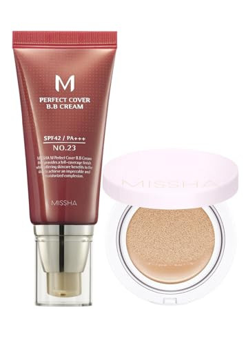 Missha No.23 Bundle M Perfect Cover Bb Cream & Magic Cushion