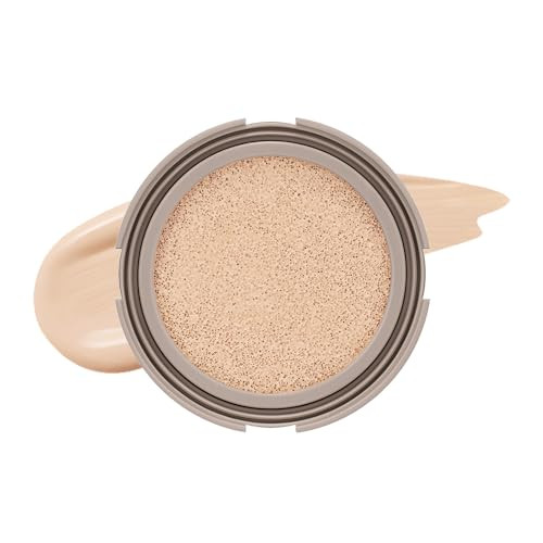 Moonshot Korea Conscious Fit Cushion Foundation Flawless CoverageGlass SkinLong-Lasting Lightweight Buildable CoverageK-Beauty (17N Cosmic Latte [Refill] Conscious Fit Cushion)