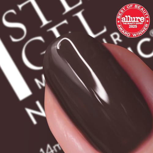 Nails Inc It's Topless Gel-Like Nail Polish 4-In-1 Base Coat Treatment Color & Top Coat Long Lasting Strong Chip Nails Glossy Salon Quality Manicure Air Dry Kourtney 0.47 Fl Oz