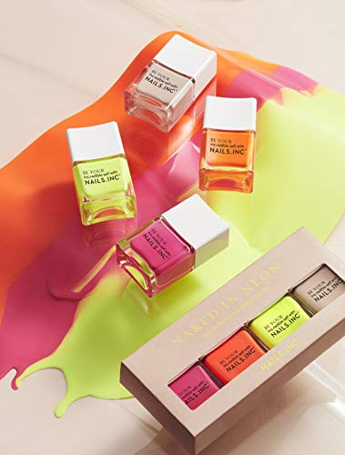 Nails Inc Nails.Inc Naken In Neon Nail Polish Set
