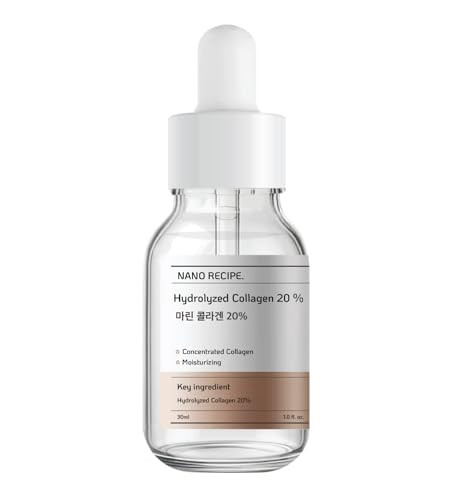 Nano Recipe Korean Marin Collagen Concentrate Serum Just Mix 1-3 Drops In Any Step Of Skin Care Routine Improve Moisturizing Wrinkles And Elasticity Collagen Booster Serum 30Ml