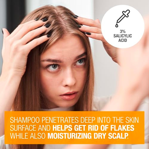 Neutrogena Scalp Therapy Anti-Dandruff Extra Strength Medicated Shampoo With 3% Salicylic Acid Helps Prevent Fight & Control The Recurrence Of Dandruff Fragrance 12 Fl. Oz