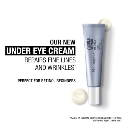 Neutrogena Visible Repair Retinol Day & Night Eye Cream: Boosts Collagen For Anti-Ageing & Fine Lines 15G