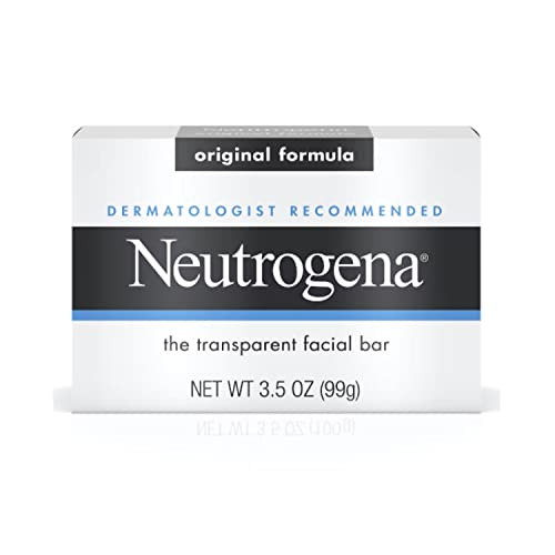 Neutrogena The Transparent Facial Bar Original Formula 3.50 Oz (Pack Of 3)