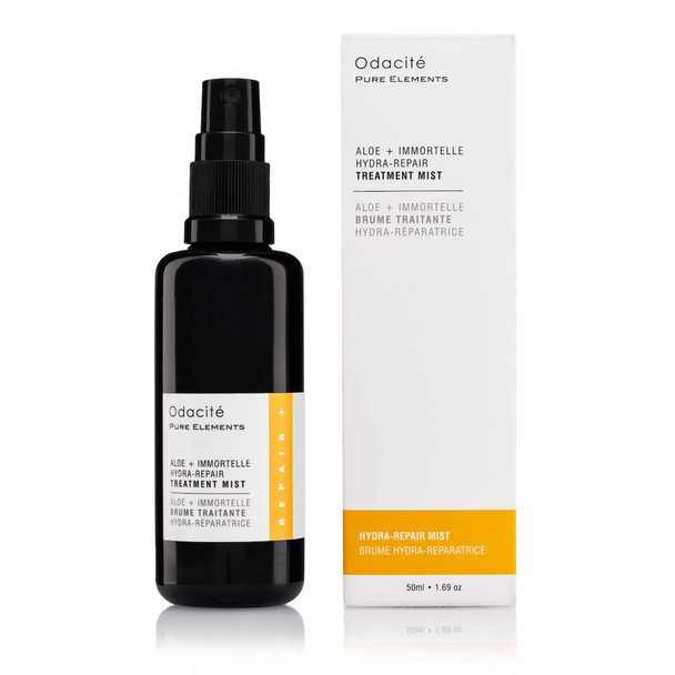 Odacite Odacit Face Moisturizer Spray Mist - Aloe & Immortelle Hydra-Repair Facial Mist - Lightweight & Refreshing Anti-Aging Moisturizer For Mature Dry Or Sensitive Skin 1.69 Fl. Oz