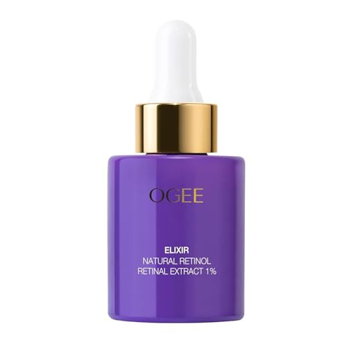 Ogee Natural Retinol Retinal 1% Elixir - Organic Anti-Aging Face Serum For Smooth Firm Skin