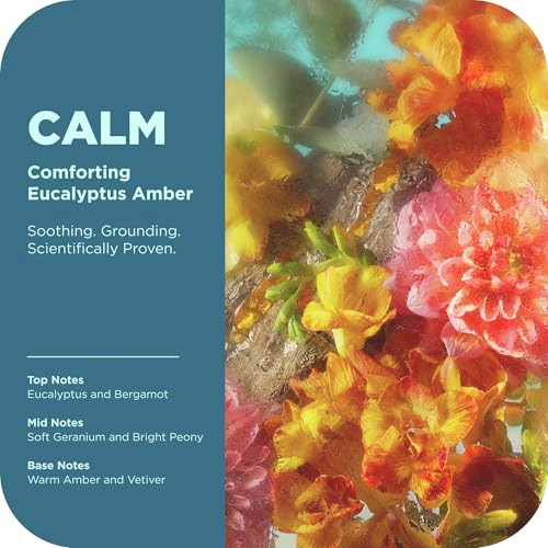 Olly Calm Body Lotion-Serum With Hyaluronic Acid Adaptogens & Vitamin B3 Nourishing Cleanser For Skin Barrier Repair Deep Hydration Eucalyptus Amber Scent 8Oz