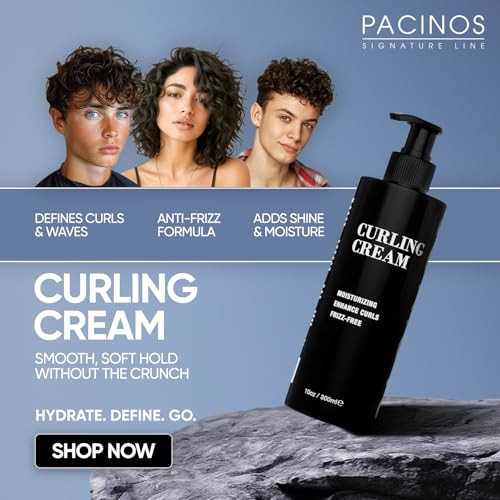 Pacinos Curling Cream - All Day Cream For Curly Hair With Gentle Formula