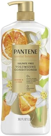 Pantene Essential Botanicals Volumizing Conditioner 38.2 Fl Oz (Jasmine & Citrus)