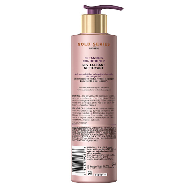 Pantene Pro-V Gold Series Hair Repair Cleansing Conditioner With Biotin 9.1 Fl Oz