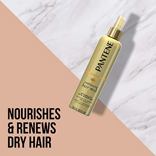Pantene Pro-V Nutrient Boost Moisture Conditioning Mist Nourishing And Renewing Detangler 8.5 Fl Oz