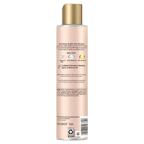 Pantene Generation Beauty Full & Vibrant Shampoo With Hyaluronic Acid 9.6 Fl Oz