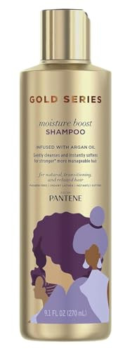 Pantene Gold Series Shampoo Moisture Boost 9.1 Ounce (Pack Of 3)
