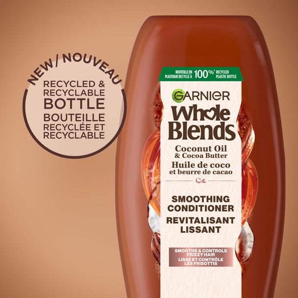 Garnier Whole Blends Conditioner with Coconut Oil & Cocoa Butter Extracts 22 oz