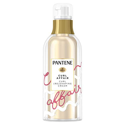 Pantene Waterless Curl Affair Curl (Re) Shaping Hair Cream Curl Cream With Argan Oil For Soft Curls With Definition Curly Hair Products Leave-In Hair Treatment 110Ml