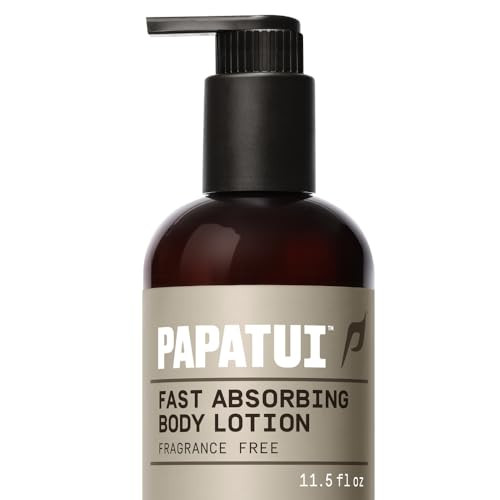 Papatui By Dwayne Johnson Men's Body Lotion Unscented Fast Absorbing Lightweight Daily Moisture 24-Hour Hydration With Vitamin B3 And Ceramides 11.5 Fl Oz