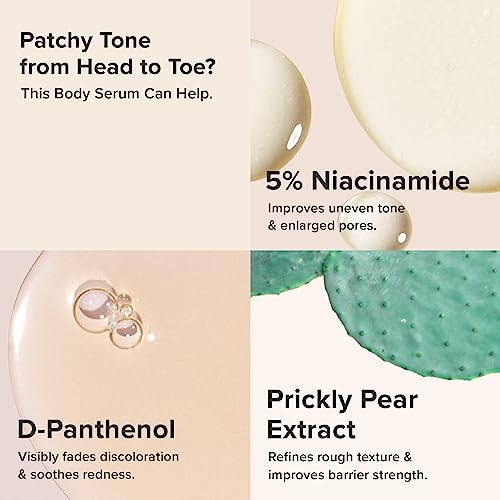 Paula's Choice 5% Niacinamide Body Treatment With Vitamin B3 & B5 Lotion For Discoloration Redness Wrinkles & Uneven Tone On Chest Arms & Legs Fragrance- 4 Fl Oz