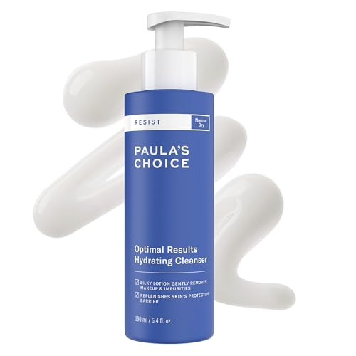 Paula's Choice Resist Optimal Results Hydrating Cleanser Green Tea & Chamomile Anti-Aging Face Wash Dry Skin 6.4 Ounce