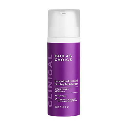 Paula's Choice Clinical Ceramide Enriched Firming Moisturizer Retinol and  Vitamin C Anti-Aging and Wrinkles 1.7 Ounce