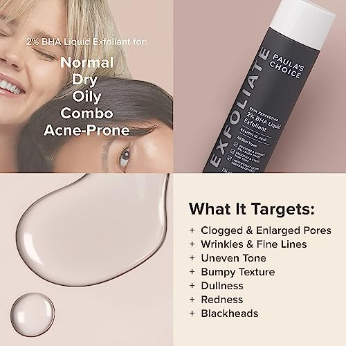 Paula's Choice 2% Bha Liquid Exfoliant & Resist Super-Light Daily Wrinkle Defense Spf 30 Salicylic Acid For Enlarged Pores & Blackheads And Tinted Mineral Broad-Spectrum Sunscreen Set Of 2