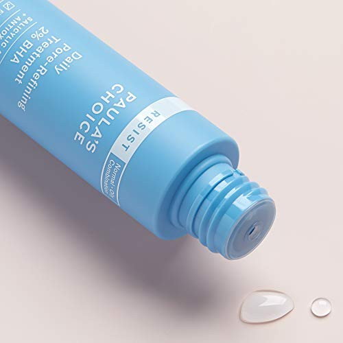 Paula's Choice Resist Daily Pore Refining Treatment 2% Bha Exfoliant Face Exfoliator With Salicylic Acid & Hyaluronic Acid Liquid Exfoliant For Oily Normal And Combination Skin 3Oz