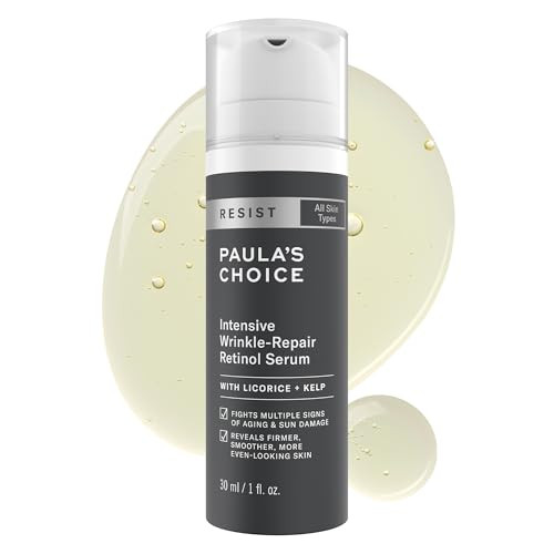 Paula's Choice Resist Intensive Wrinkle-Repair Retinol Serum Squalane Vitamin C & E Anti-Aging & Wrinkle Treatment 1 Fl. Oz