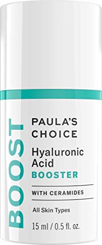 Paula's Choice Boost Hyaluronic Acid Booster Face Serum With Ceramides Plumps Fine Lines And Wrinkles Hydrating Hyaluronic Acid Gel For Dry Skin Fragrance- 0.5 Fl Oz