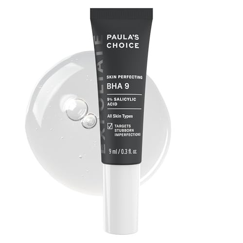 Paula's Choice Skin Perfecting Bha 9 Spot Treatment 9% Salicylic Acid Exfoliant For Large Pores Wrinkles & Fine Lines Suitable For Blackhead-Prone Skin Fragrance- 0.3 Fl Oz