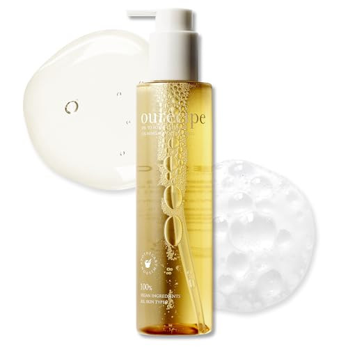 Pestlo Ourecipe Oil To Foam Cleanser Vegan Hypoallergenic Gentle Makeup Remover Deep Cleansing Non-Sticky For All Skin Type Including Sensitive Dry And Acne-Prone Skin 6.76 Fl Oz (200Ml)