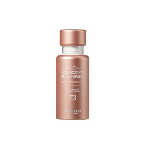 Pestlo Pestle + Road T3 Pdrn15 Exosome Glow Ampoule Korean Anti-Aging Serum With 15% Salmon Pdrn T3 Collagen & Ginseng Exosome For Firm Radiant Skin Korean Skincare For All Skin Type 1.09 Fl Oz / 30 Ml