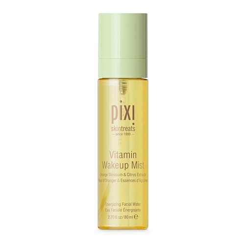 Pixi Vitamin-C Wakeup Mist Helps Cool Refresh And Wake Up Skin Adds Hydration Boosting Treatment Toner 2.7 Fl Oz / 80Ml