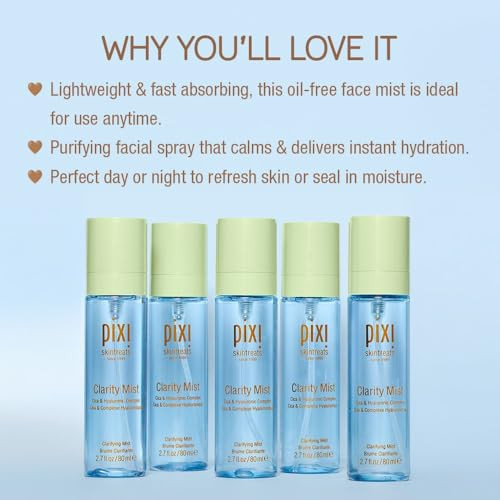 Pixi Beauty Clarity Mist Cooling And Soothing 80Ml / 2.7 Fl Oz