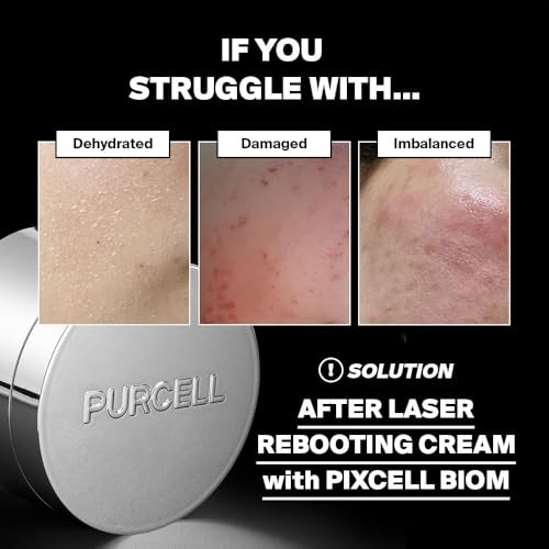 Purcell Pixcell Biom After Laser Rebooting Cream For Probiotic Barrier Recovery With Niacinamide Panthenol Suitable For Sensitive Skin 1.69 Fl Oz(50Ml)