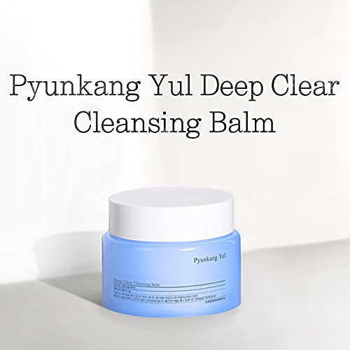 Pyunkang Yul Pky Deep Clear Cleansing Balm All In One Facial Cleanser For Heavy Makeup Removal Moisturized Finish With Plant Based Oil Korean Skincare (3.38 Fl.Oz 100Ml)