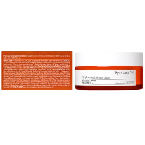 Pyunkang Yul Pky Radiance Vita Cream With Vitamin C And Pearl Extract 1.69 Fluid Ounces (50 Milliliters) Moisturizing Cream For Flawless Radiant Skin