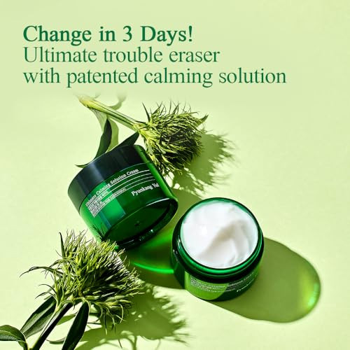 Pyunkang Yul Pky Ultimate Calming Solution Cream For Sensitive Skin With Patented Ingredients Moisturizer Intensely Calms & Soothes Redness With Cica & Tea Tree Korean Skincare (1.01 Fl. Oz 30Ml)