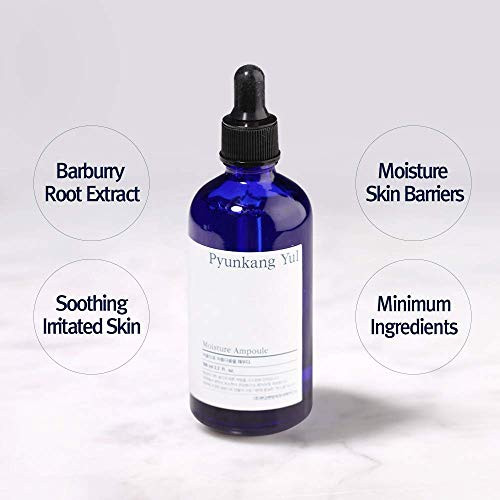 Pyunkang Yul Pky Moisture Ampoule - Korean Serum For Face - Making Moisture Barrier Maintaining The Skin Moisturized - Daily Face Moisturizer For Oily And Combination Skin Types 3.4 Fl Oz