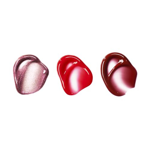 R.E.M. Beauty Wicked: For Good Plumping Lip Gloss Trio Plum Petals Pretty As A Poppy & Poppy Punch Hydrating High-Shine Non-Sticky Lip Gloss Set For Softer Smoother Lips
