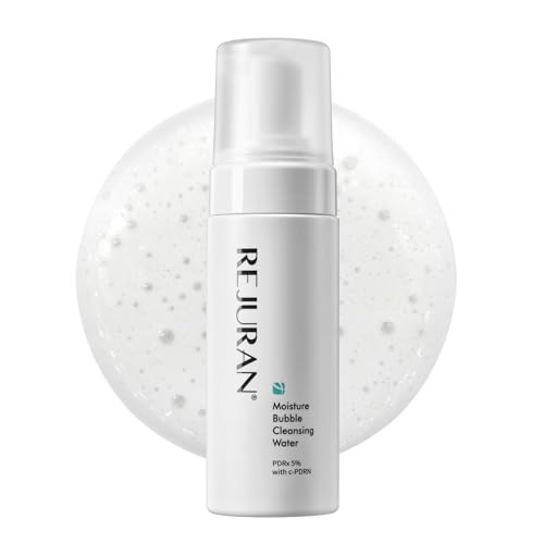 Rejuran Moisture Bubble Cleansing Water C-Pdrn - Facial Foaming Cleanser With Pdrx Ph-Balanced And Hydrating Micellar Water For Makeup Removal Korean Skin Care (5.07 Fl Oz)