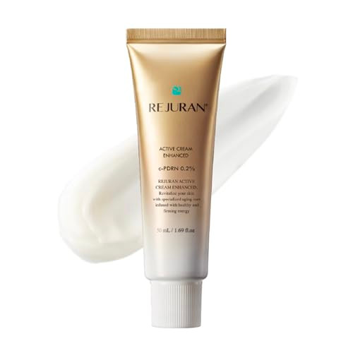 Rejuran Turnover Skincare Bundle Turnover Cream Enhanced + Turnover Active Cream Enhanced (2 X 1.69 Fl Oz) Salmon Dna C-Pdrn Face Moisturizers For Regeneration Elasticity Collagen Firming