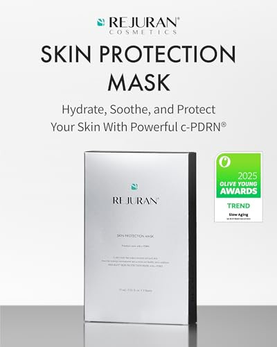 Rejuran Skincare Repair Set With C-Pdrn Turnover Ampoule & Skin Protection Sheet Mask For Firming Hydration And Barrier Repair Korean Salmon Dna Serum & Mask Duo (1.69 Fl Oz + 5 Masks)
