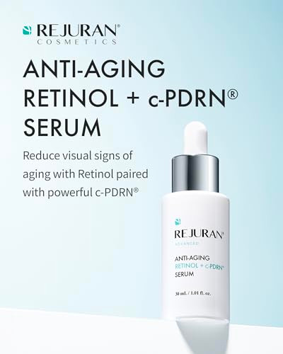 Rejuran Advanced Anti-Aging Retinol + C-Pdrn Serum - Boosting Facial Serum For Firmness Radiance And Anti-Wrinkle Care Clinically Developed (1.01 Fl Oz)