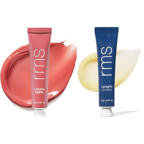 Rms Beauty Liplights Cream Lip Gloss (Crush) Lipnight Overnight Lip Mask