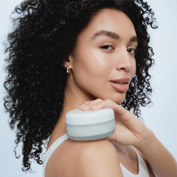 Rms Beauty Women's Coconut Clean Cleansing Balm Rms Beauty Coconut Clean Cleansing Balm Nourishing Oil Makeup Remover And Hydrating Deep-Cleansing Balm For Soft Smooth Radiant Skin 50G